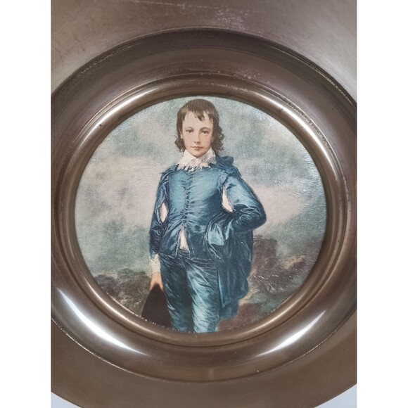 Linton Copper Plates With Blue Boy And Red Boy Painting Reproductions Wall Decor - Picture 2 of 9